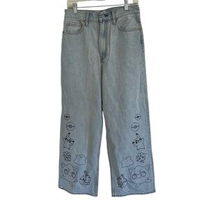 Levi's x Pokemon High Loose Jeans Size 29